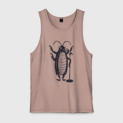 Мужская майка Тараканчик певец