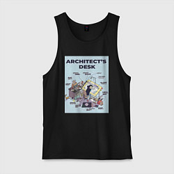 Мужская майка Будни архитектора