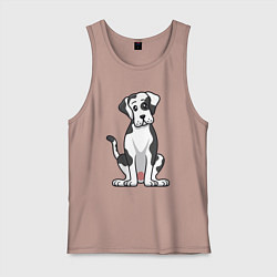 Мужская майка Милый дог