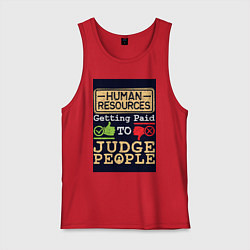 Мужская майка Прием на работу