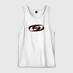 Майка мужская хлопок Logo Ateez, цвет: белый