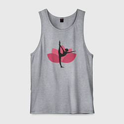 Мужская майка Лотос - йога