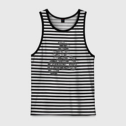 Мужская майка Мопс байкер на мотоцикле чоппере