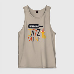 Мужская майка Джаз и винишко