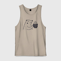 Мужская майка Крепкий как мой кофе