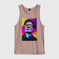 Мужская майка Портрет Дурова pop art