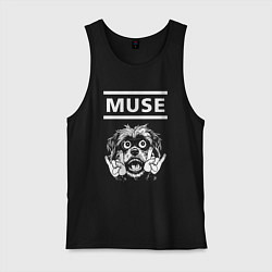 Мужская майка Muse rock dog