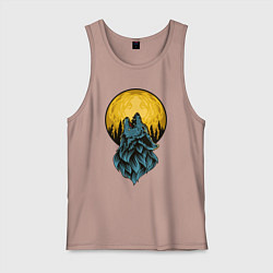 Мужская майка Крутой волк