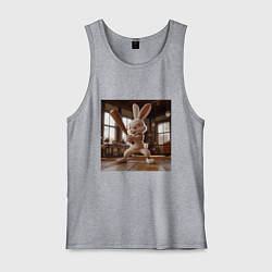 Мужская майка Заяц и бейсбол