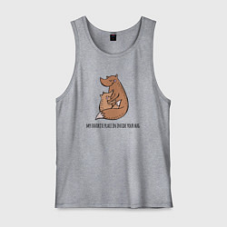 Мужская майка Любимое место - твои обнимашки