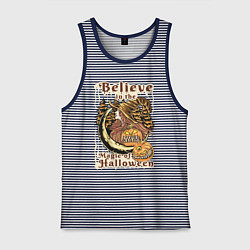 Мужская майка Хэллоуин ведьма