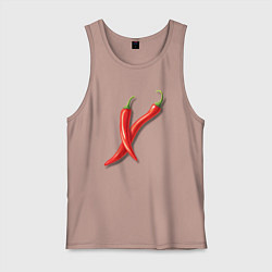 Мужская майка Два чили перчика
