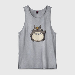 Мужская майка Тоторо машет лапкой