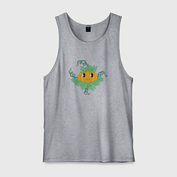 Мужская майка Тыква с глазами