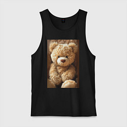 Мужская майка Игрушечный большой медвежонок