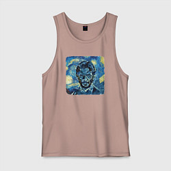 Мужская майка Профессор на картине Ван Гога