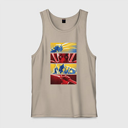 Мужская майка Дэдпул и Росомаха - комикс