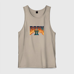 Майка мужская хлопок Doom 2, цвет: миндальный
