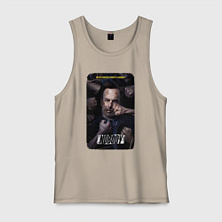 Майка мужская хлопок Боб Оденкёрк Никто, цвет: миндальный