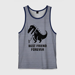 Мужская майка Godzilla best friend