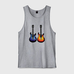 Мужская майка Яркие гитары