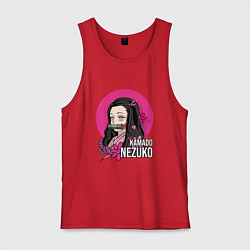 Мужская майка Клинок рассекающий демонов Камадо Незуко