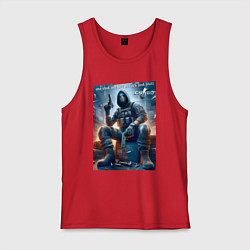 Мужская майка One shot one kill no luck just skill - motto