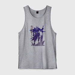 Мужская майка Рогатый воин-скелет