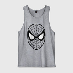 Мужская майка Человек паук очертания