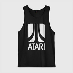 Мужская майка Atari logo white