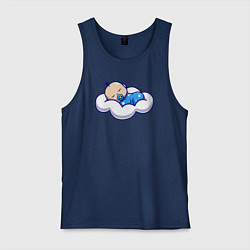 Мужская майка Младенец на облаке