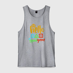 Мужская майка Hello squid game