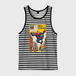 Мужская майка Spider-Trump superhero