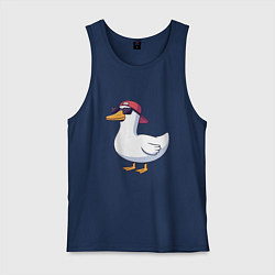 Майка мужская хлопок Duck swag, цвет: тёмно-синий