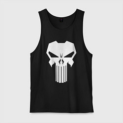 Майка мужская хлопок The Punisher - Каратель, цвет: черный