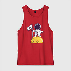 Мужская майка Астронавт прибыл на луну