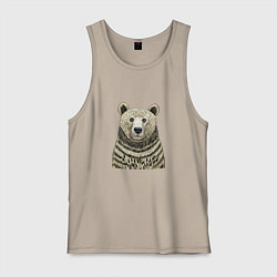 Мужская майка Медведь лесной