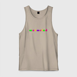 Мужская майка Marmelad - надпись разноцветная