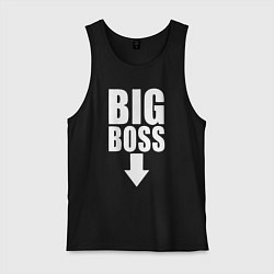 Майка мужская хлопок Big boss arrow, цвет: черный