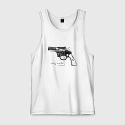 Мужская майка Andy Warhol revolver sketch