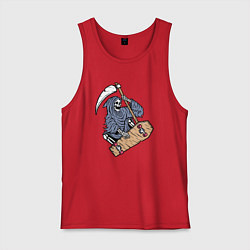 Мужская майка Смерть на скейте