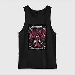 Майка мужская хлопок Metallica - royal arena Denmark, цвет: черный