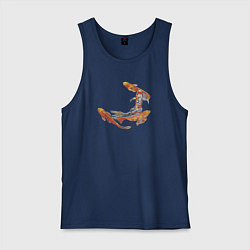 Мужская майка Карпы кои рыбы