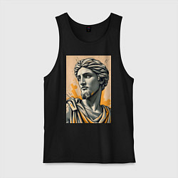 Мужская майка Арт с античным портретом