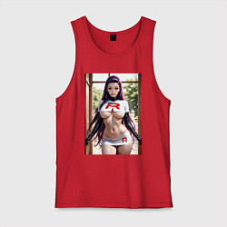 Майка мужская хлопок Джесси Команда R, цвет: красный