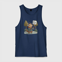 Мужская майка Будь бобр