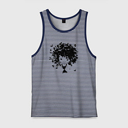 Мужская майка Милая весенняя девчонка