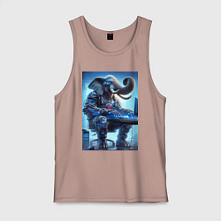 Мужская майка Слоняра киберспортсмен - киберпанк