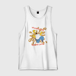 Мужская майка Симпсоны не ждите чуда