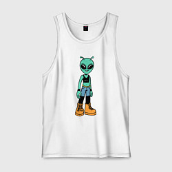 Мужская майка Девочка инопланетянин